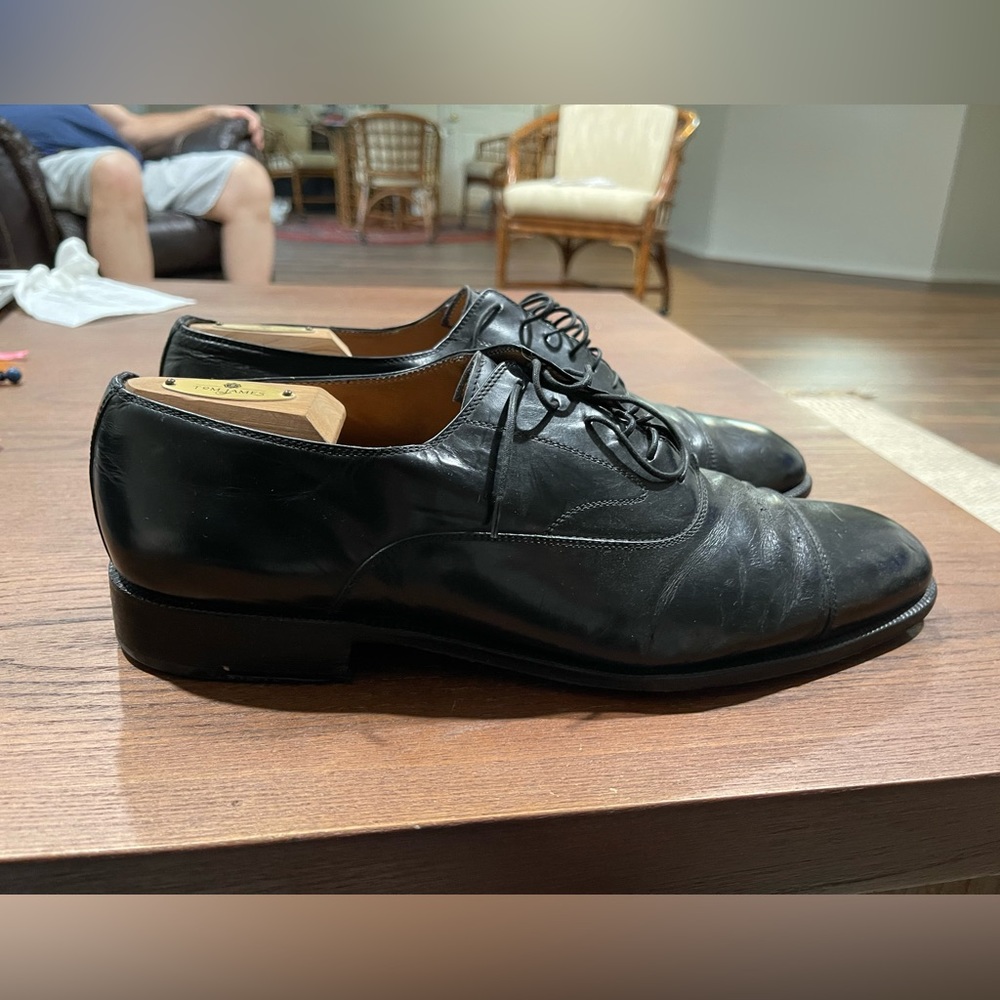 Ferragamo Men’s Oxford Shoes in Black